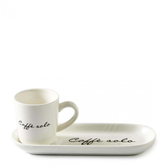 Tasse - Caffè Solo mit Teller