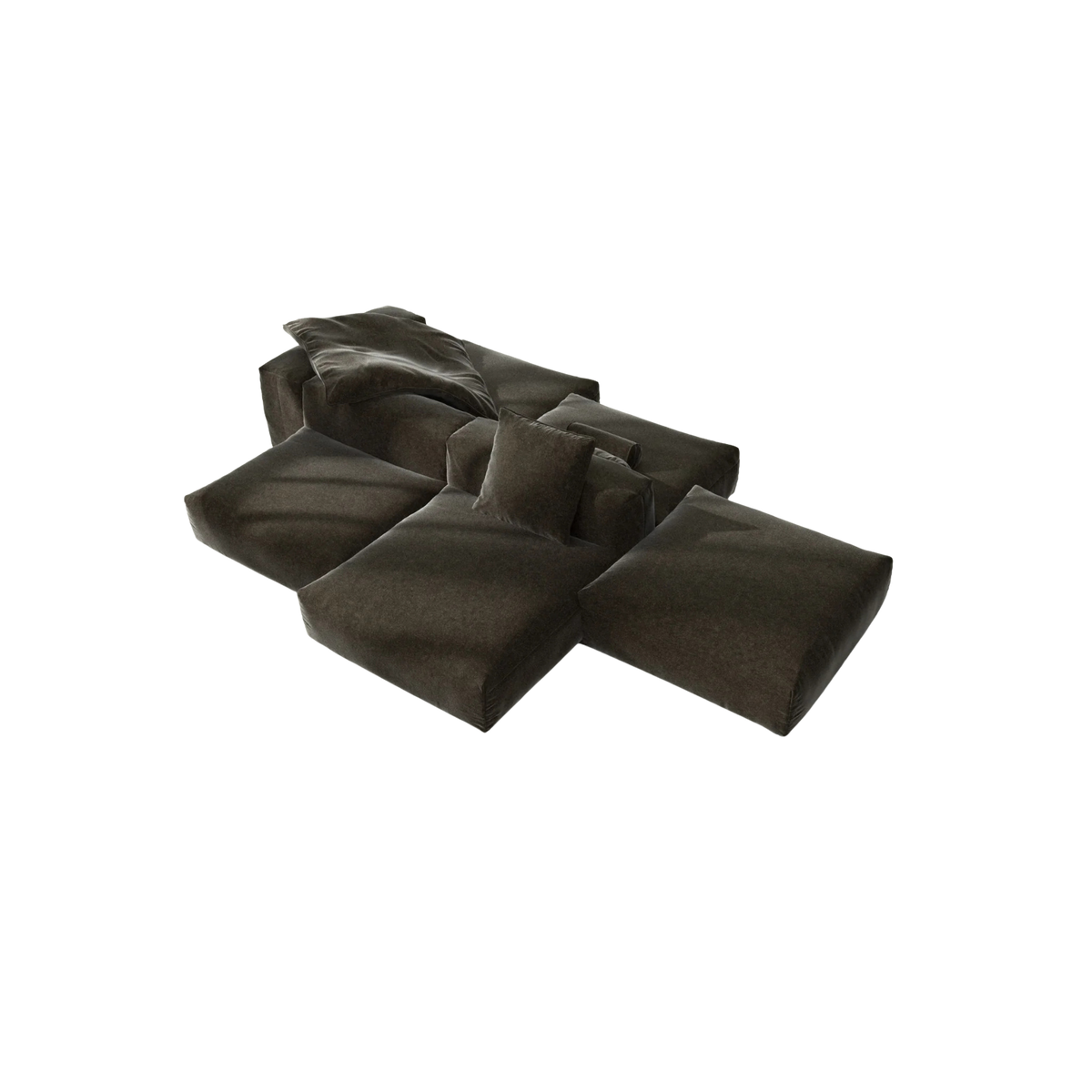 Sofa Set 09 - Suave - Anthracite
