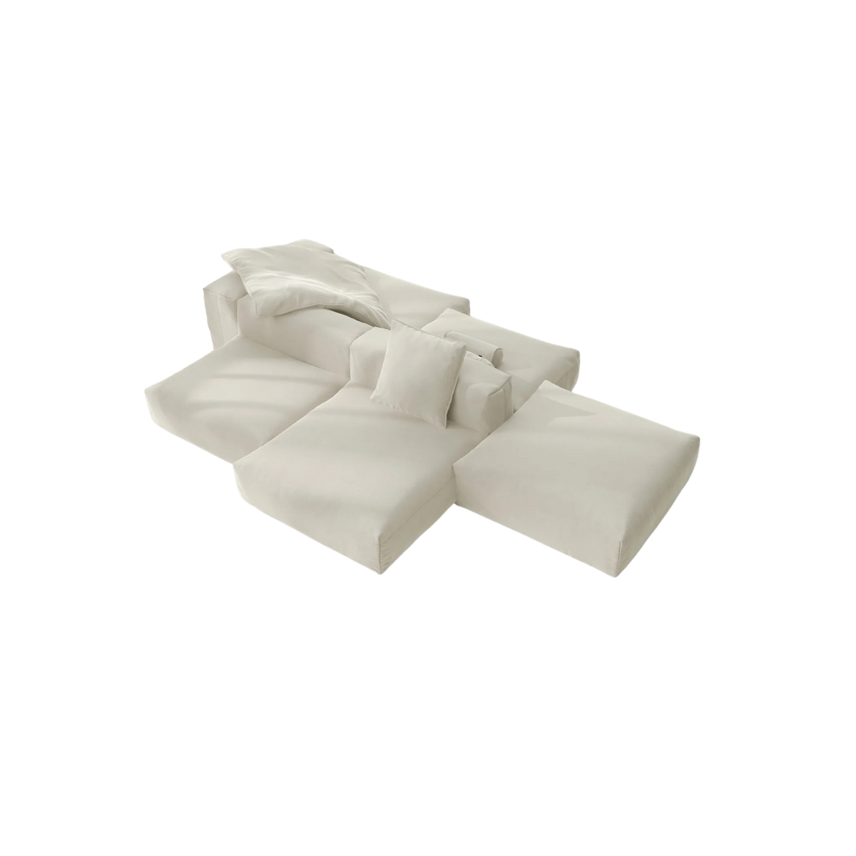 Sofa Set 09 - Suave - Pearl