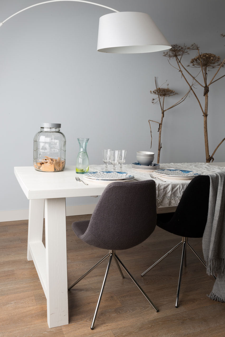 Stehlampe - ARC - weiss