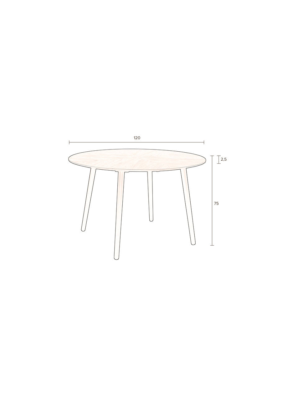 Esstisch - CLOVER rund