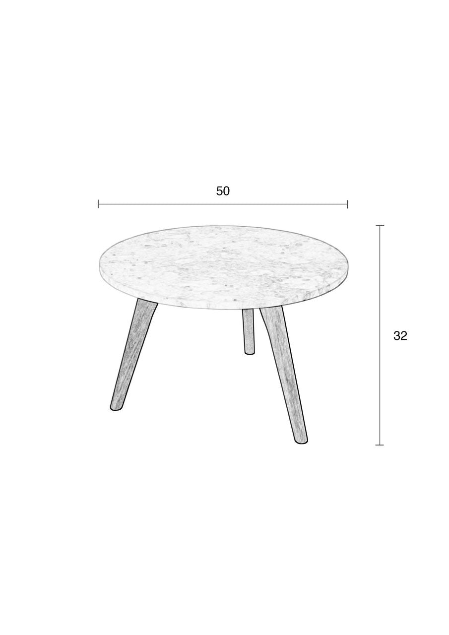 Beistelltisch - WHITE STONE