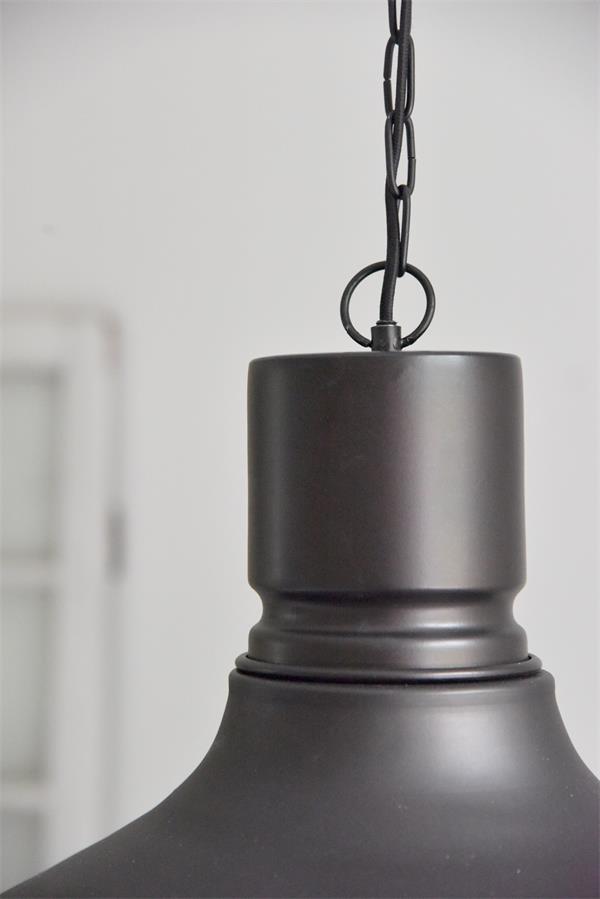 Hängelampe - STEELY BLACK