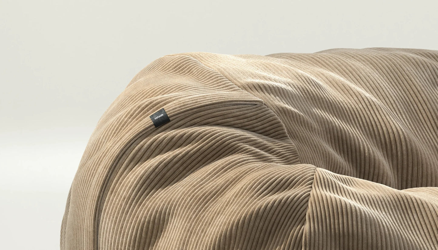 beanbag medium - cord velour