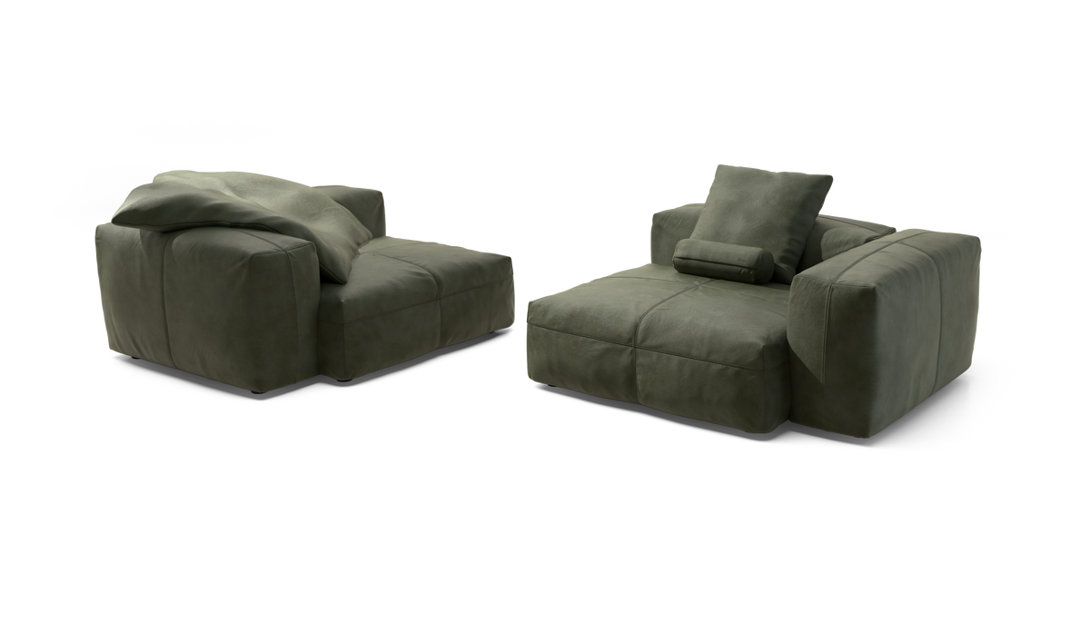 Sofa Set 02 Large - Leather