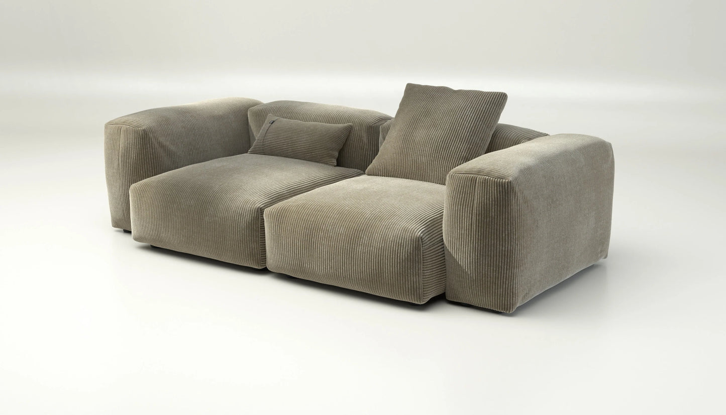 Sofa Set 02 Medium - Cord Velour