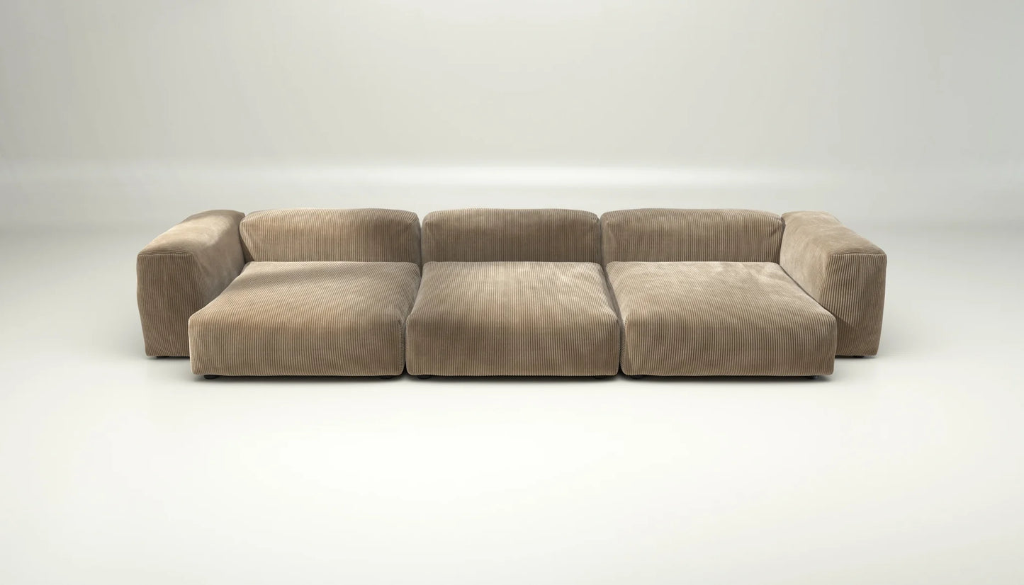 Sofa Set 05 - Cord Velour