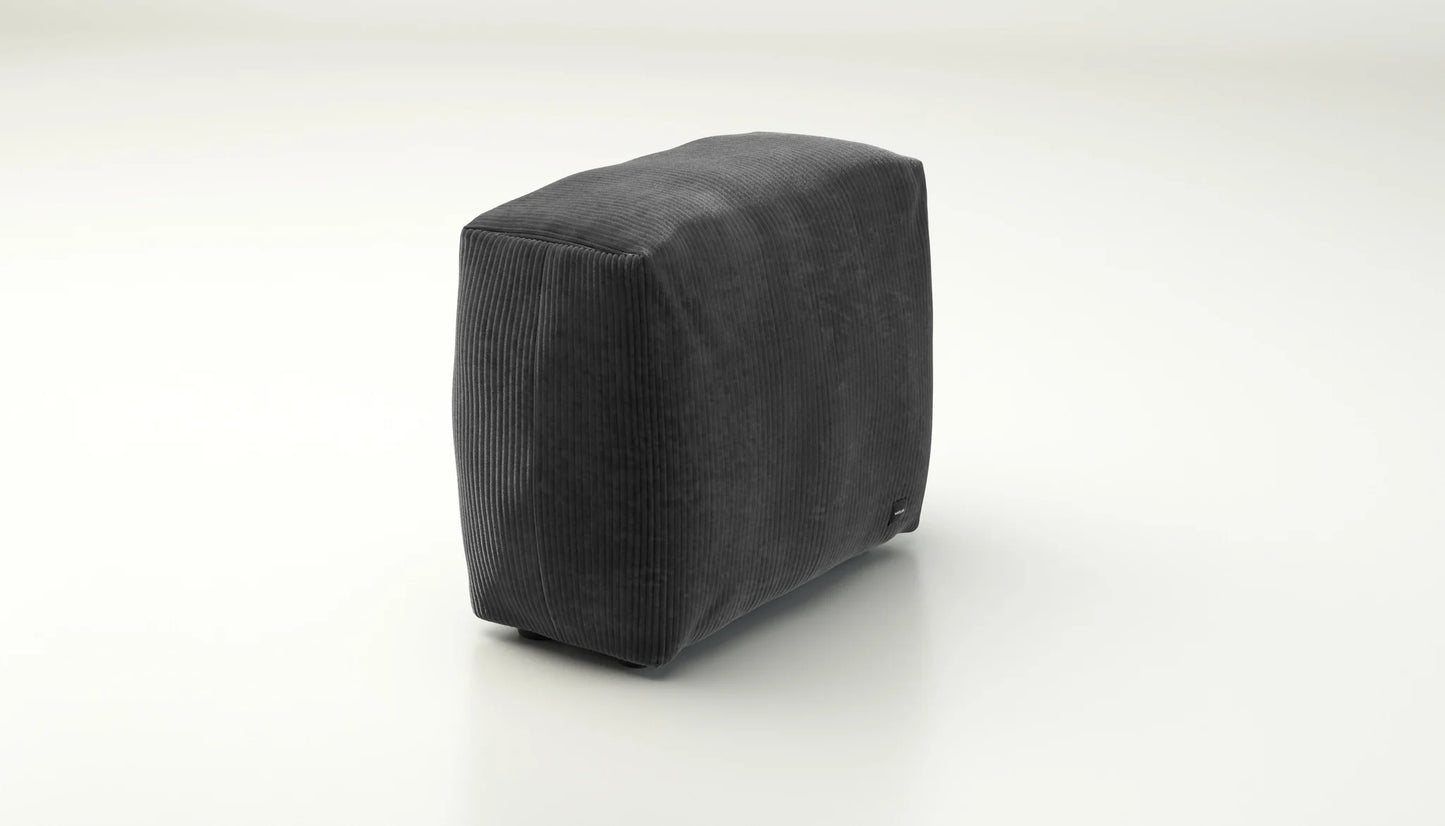 sofa - side small - cord velour