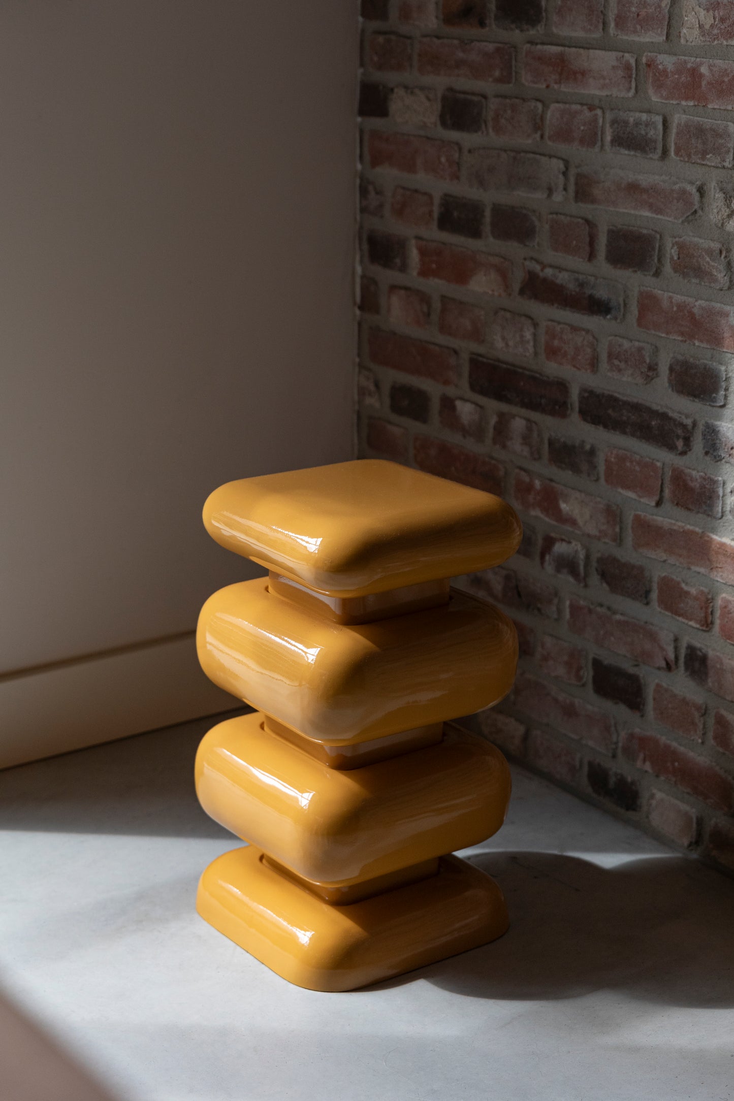 Beistelltisch - STOOL STUBBY - yellow