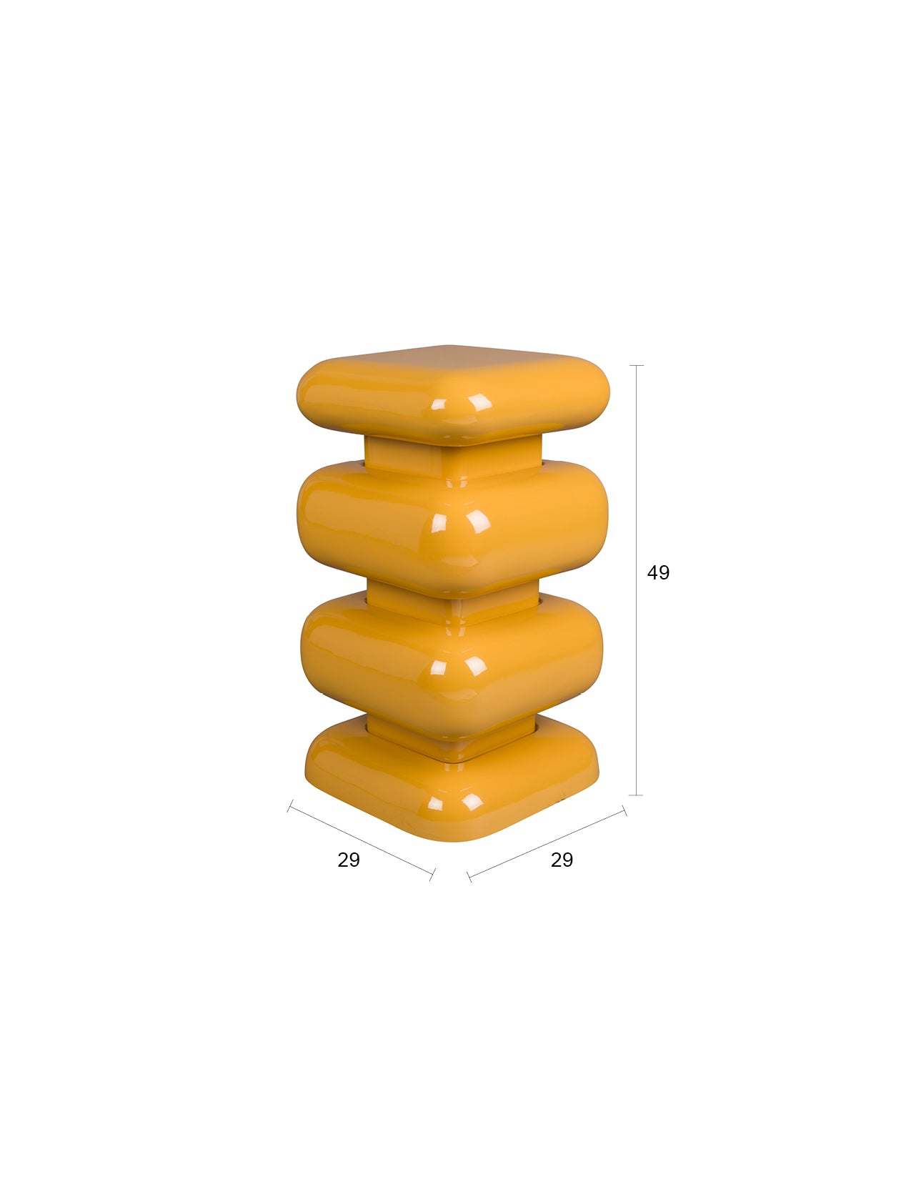 Beistelltisch - STOOL STUBBY - yellow