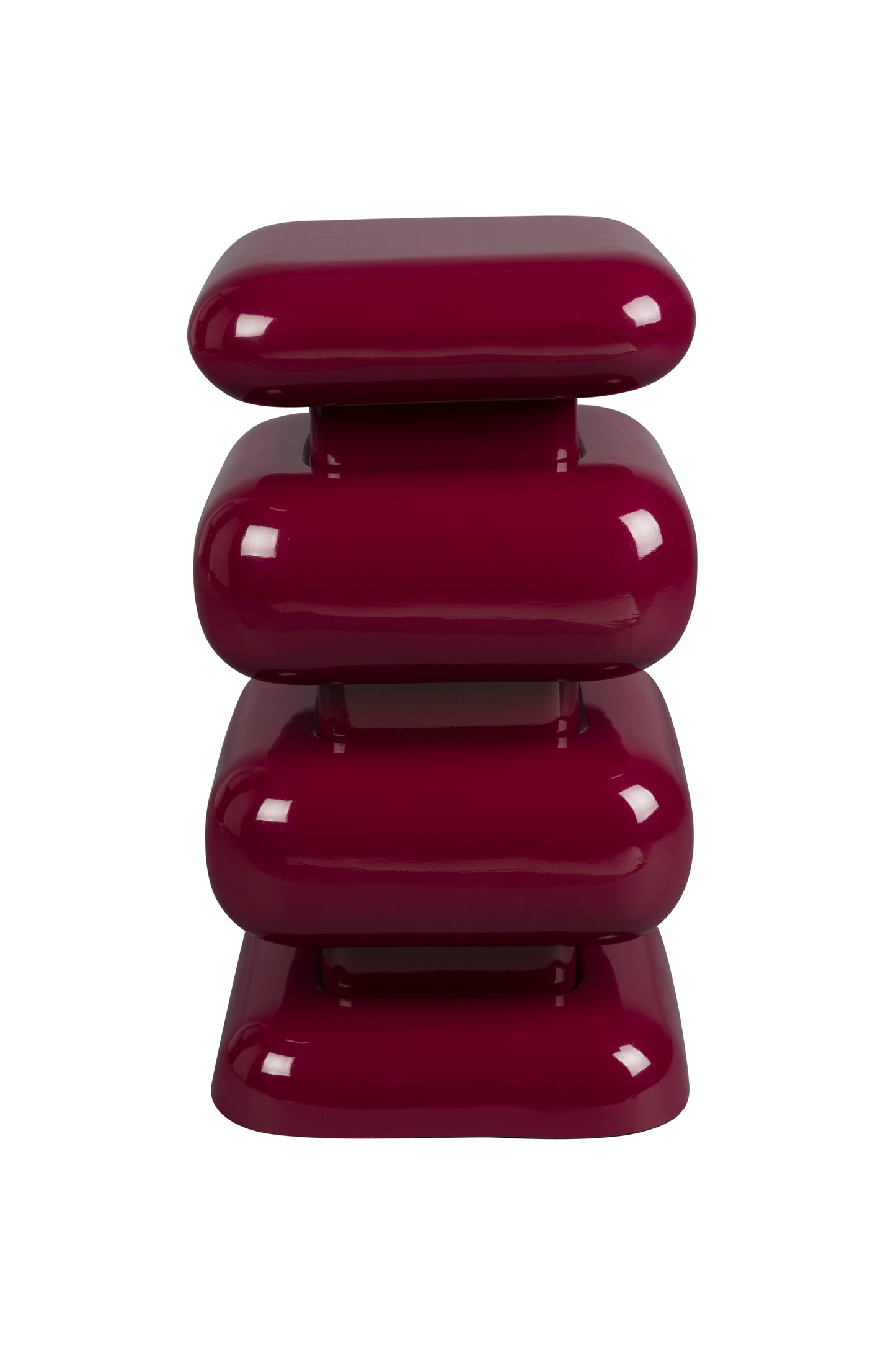 Beistelltisch - STOOL STUBBY - bordeaux