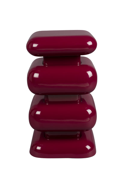 Beistelltisch - STOOL STUBBY - bordeaux