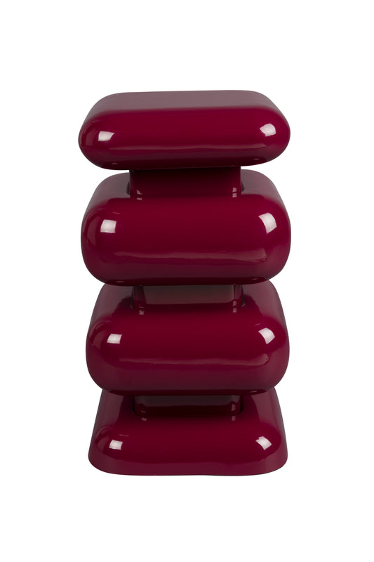 Beistelltisch - STOOL STUBBY - bordeaux