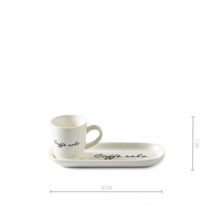 Tasse - Caffè Solo mit Teller