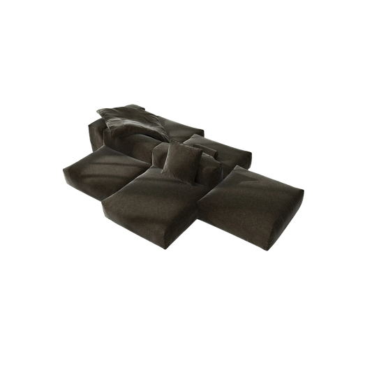 Sofa Set 09 - Suave - Anthracite