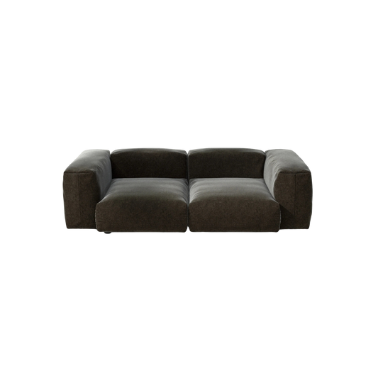 Sofa Set 02 Medium - Suave - Anthracite
