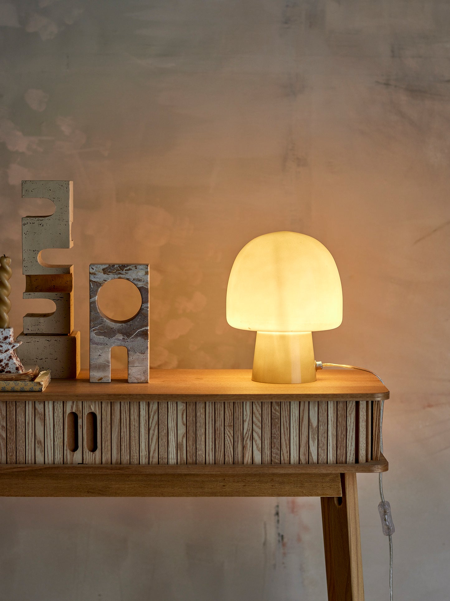 Tischlampe - PADDY - grün