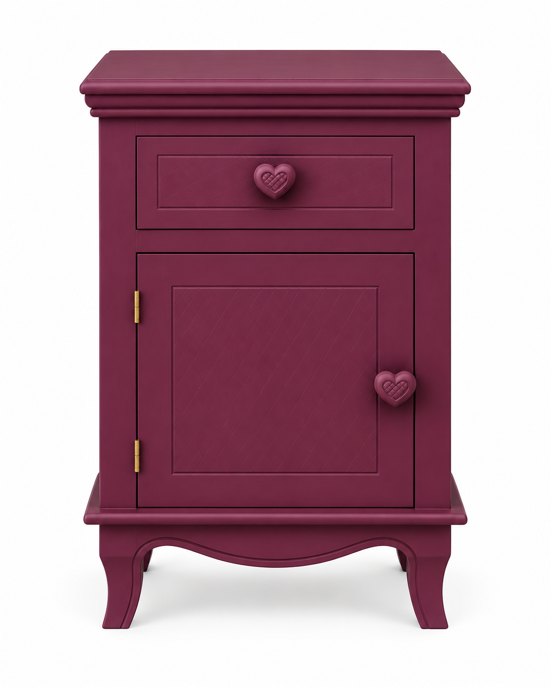 Nachtschrank - CARLA - plum
