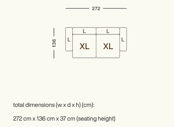 Sofa Set 02 XLarge - Nub