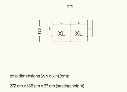 Sofa Set 02 XLarge - Nub