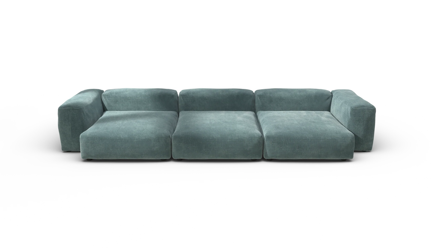Sofa Set 05 - Cord Velour