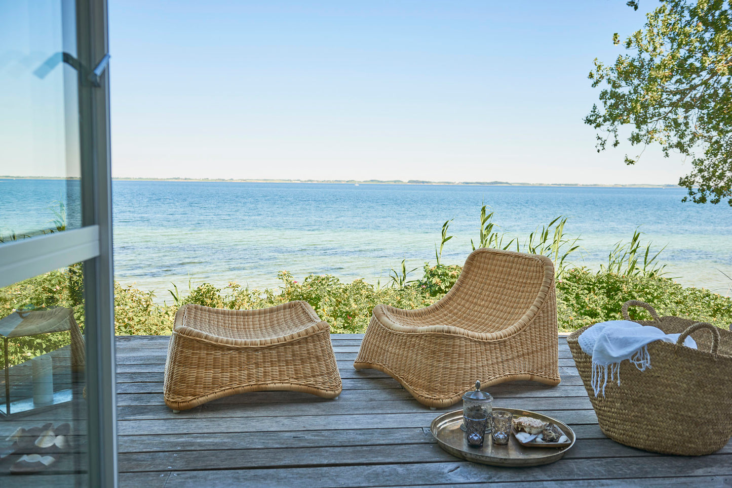 Sika-Design - Outdoor Loungesessel - CHILL mit Hocker