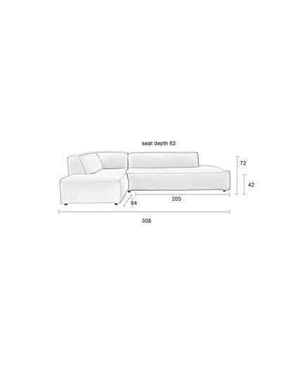 Ecksofa - FAT FREDDY