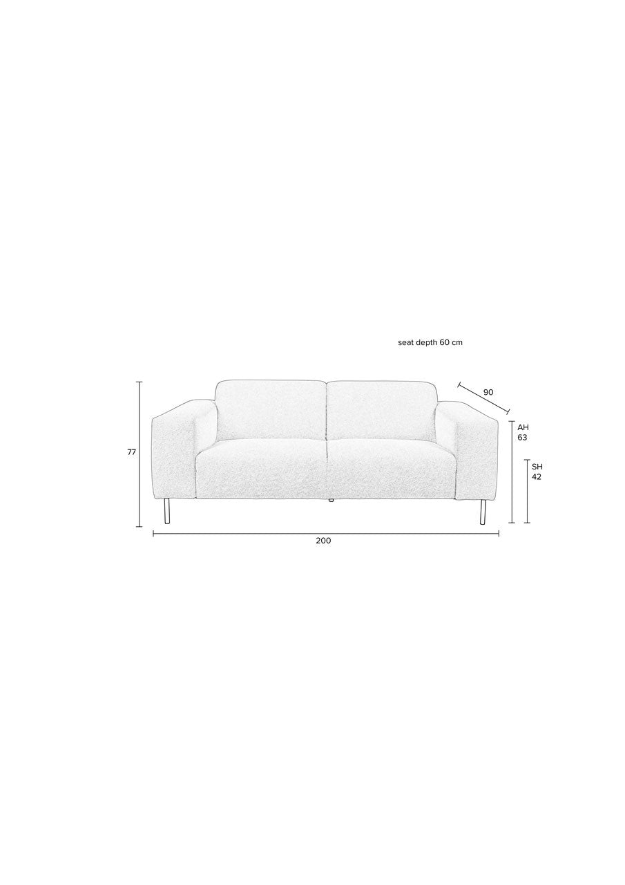 Sofa - 2.5 Sitzer - SYLVIA