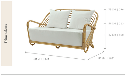 Sika-Design - Outdoor Sofa - CHARLOTTENBURG 2-Sitzer