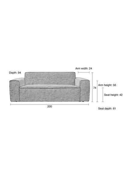 Sofa 2.5 Sitzer - BOR