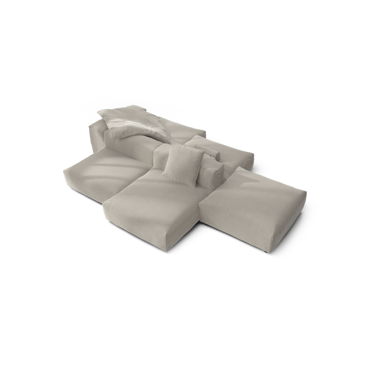 Sofa Set 09 - Suave - Clay