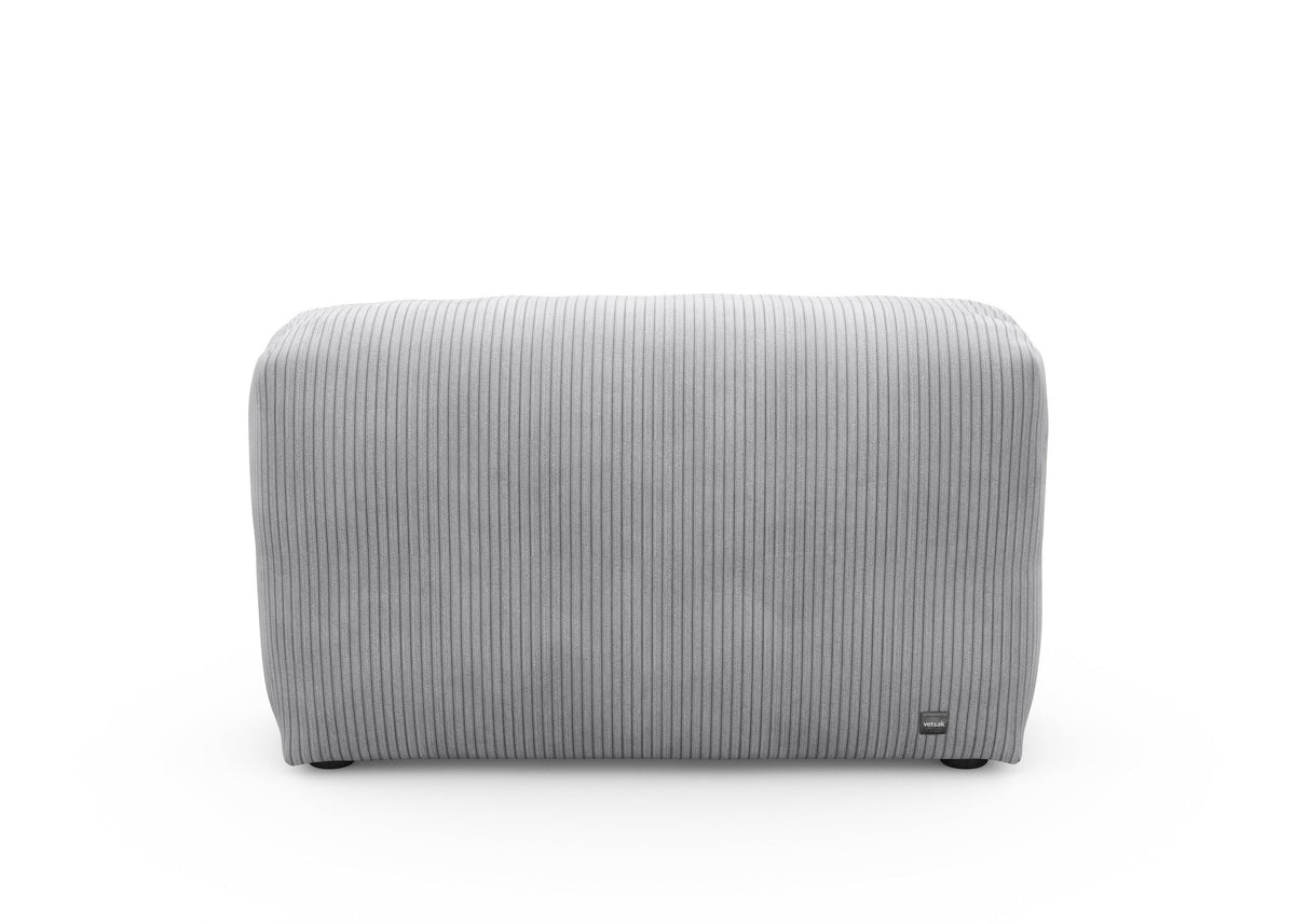 Sofa - Side Large - Cord Velour - light grey