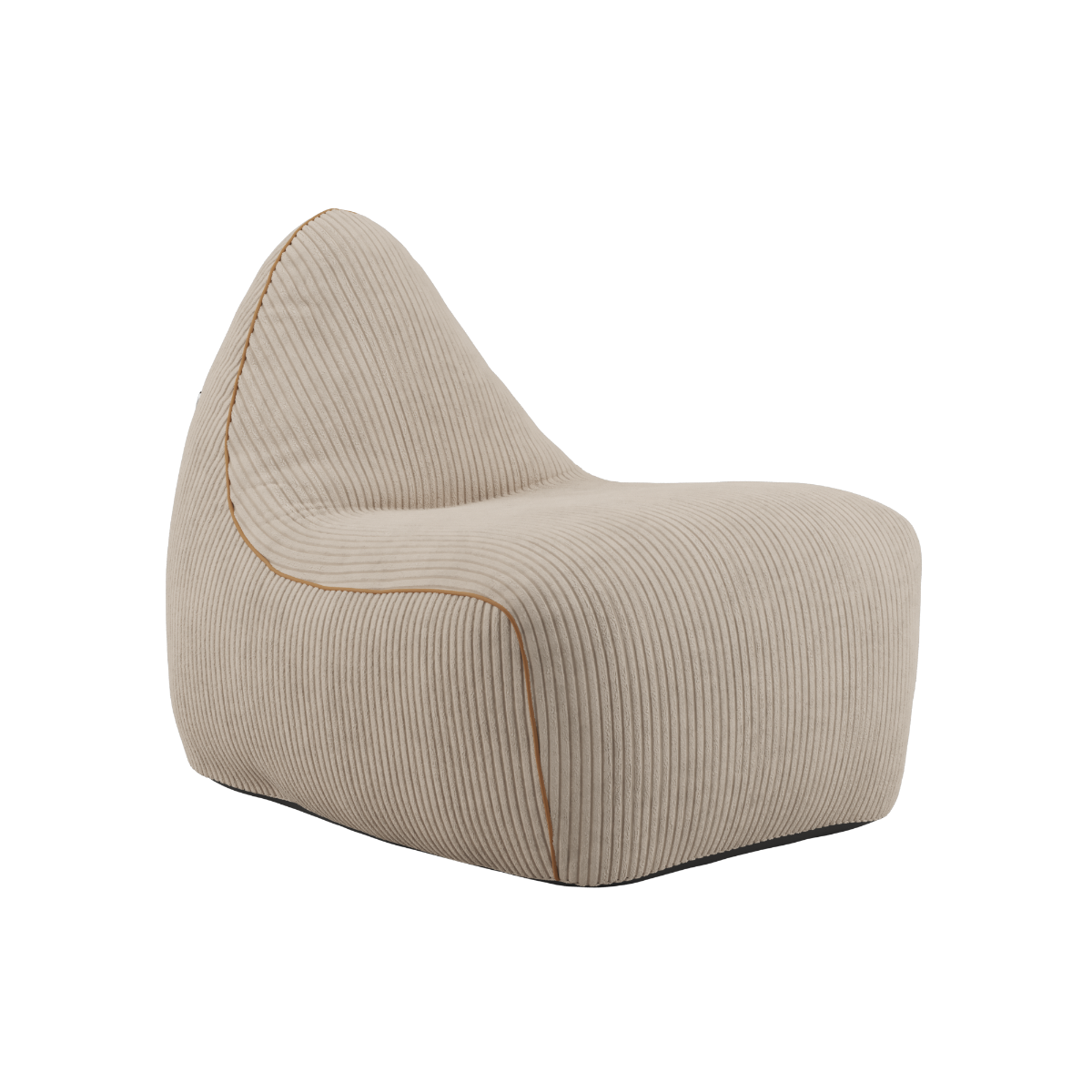 SET Beanbag & Pouf - Cord - Beige