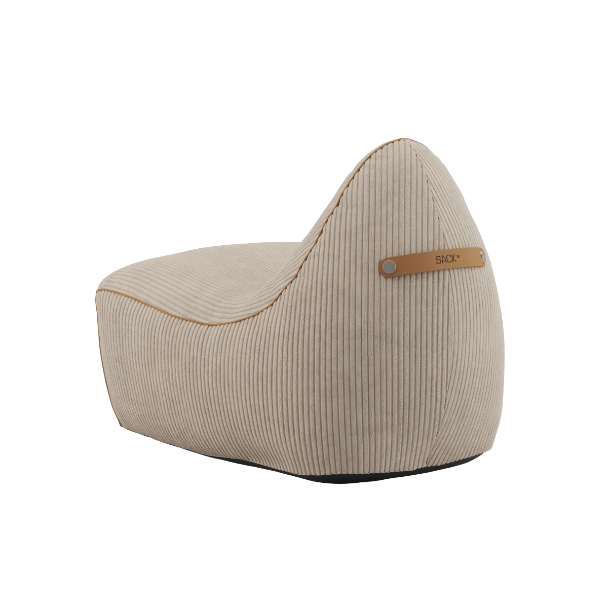 SET Beanbag & Pouf - Cord - Beige