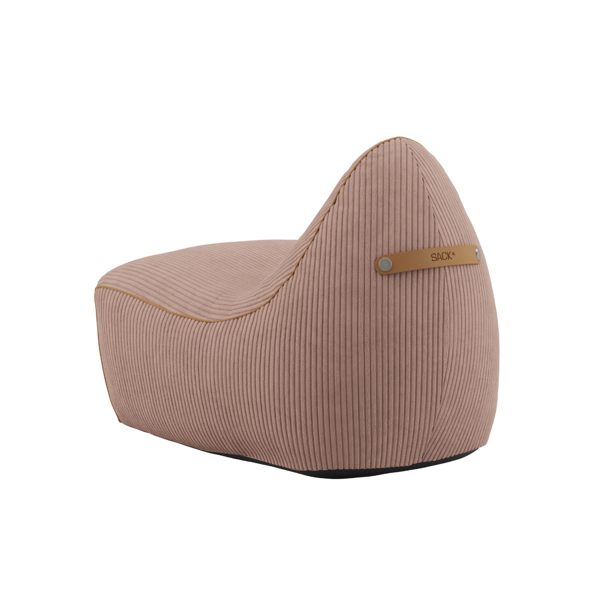 SET Beanbag & Pouf - Cord - Rose