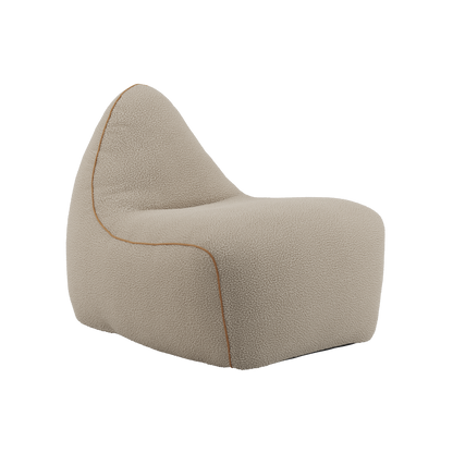 SET Beanbag & Pouf - Teddy - Beige