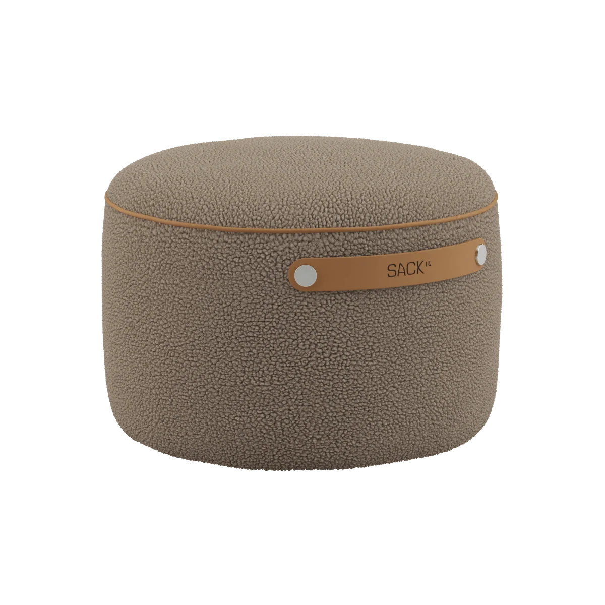 SET Beanbag & Pouf - Teddy - Brown
