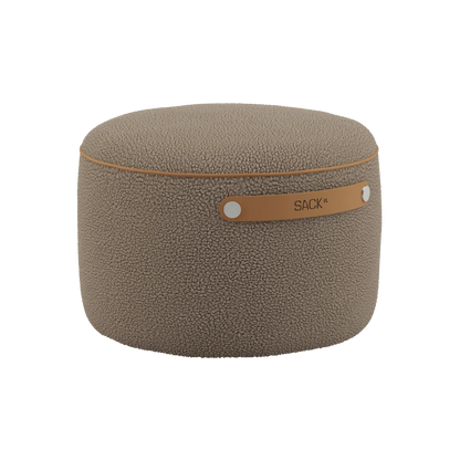 SET Beanbag & Pouf - Teddy - Brown