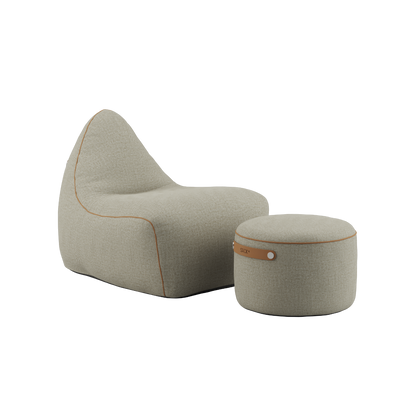 SET Beanbag & Pouf - Cosmo - Beige