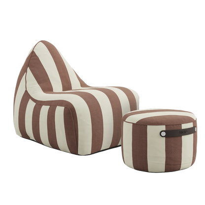 SET Beanbag & Pouf - Outdoor - Renesse - Chestnut
