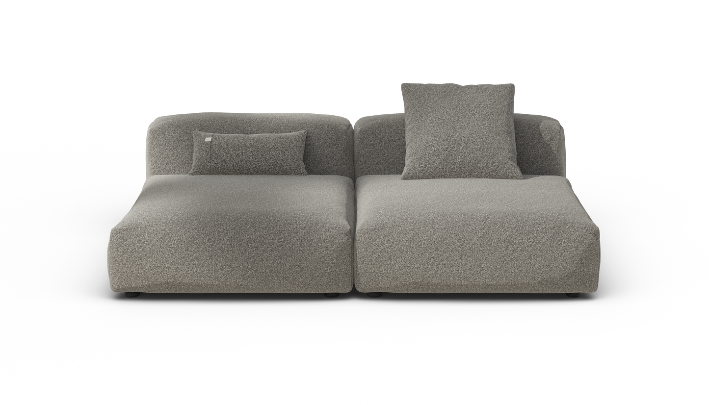 Sofa Set 01 Large - Pebble
