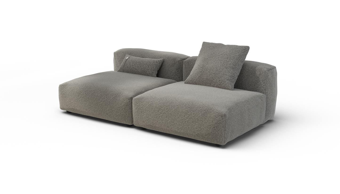 Sofa Set 01 Large - Pebble