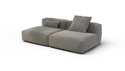 Sofa Set 01 Large - Pebble