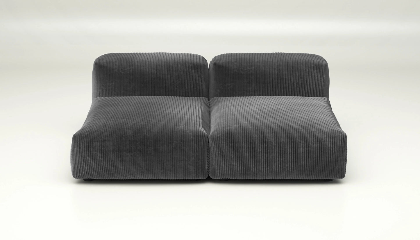 Sofa Set 01 Medium - Cord Velour