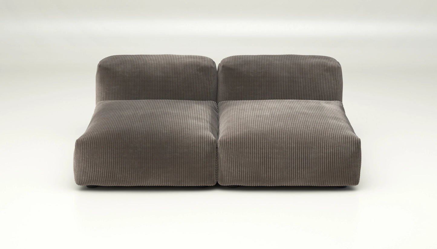 Sofa Set 01 Medium - Cord Velour