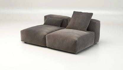Sofa Set 01 Medium - Cord Velour