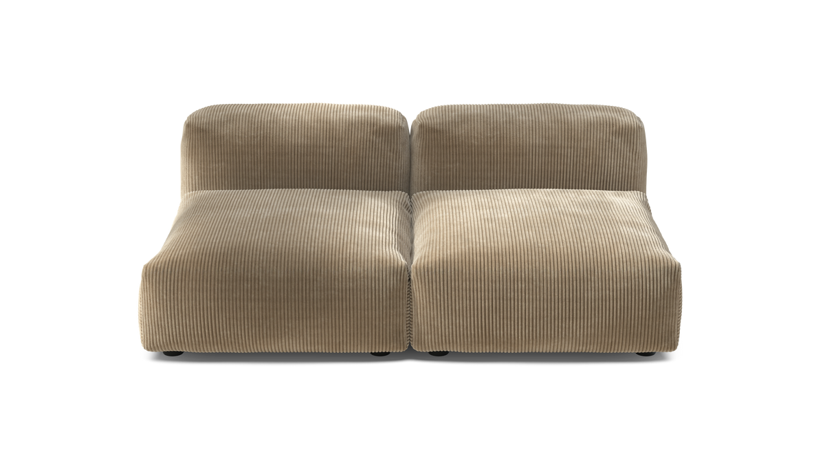Sofa Set 01 Medium - Cord Velour