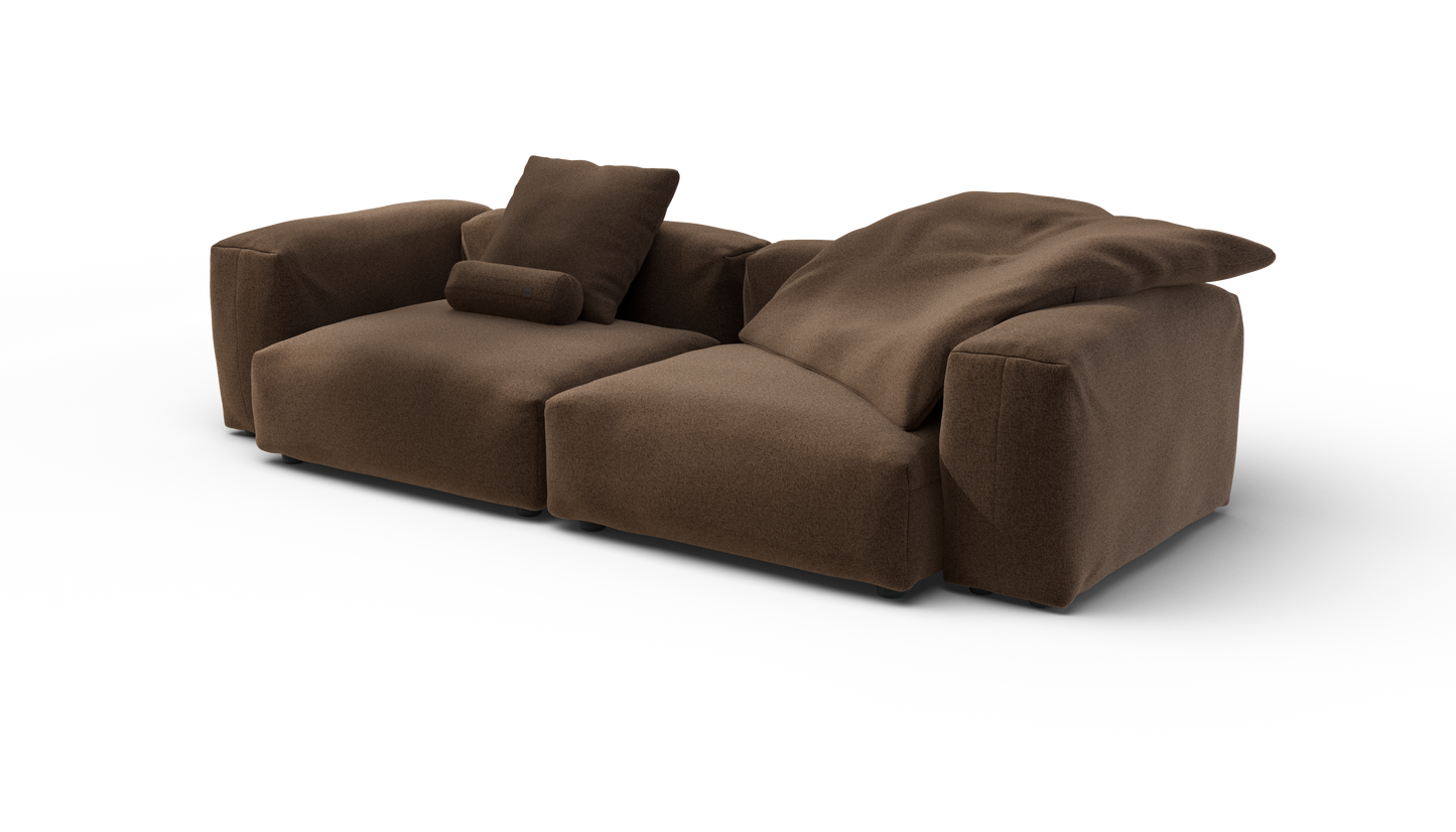 Sofa Set 02 Large - Pebble