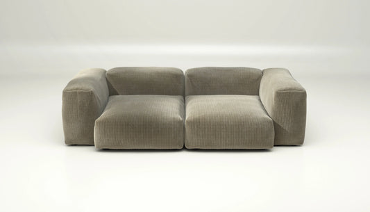 Sofa Set 02 Medium - Cord Velour