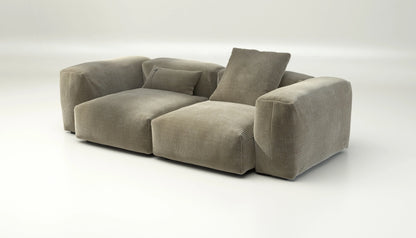 Sofa Set 02 Medium - Cord Velour